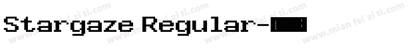 Stargaze Regular字体转换